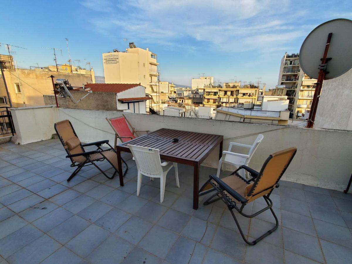 Terrace Roof Room @ Koridallos Metro St. & Piraeus Port Εξωτερικό φωτογραφία