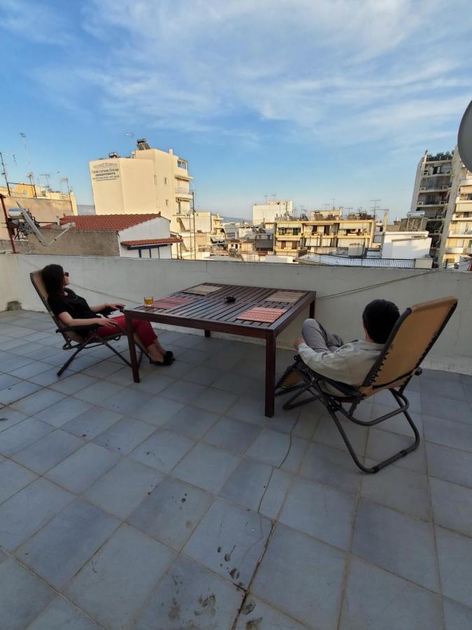 Terrace Roof Room @ Koridallos Metro St. & Piraeus Port Εξωτερικό φωτογραφία